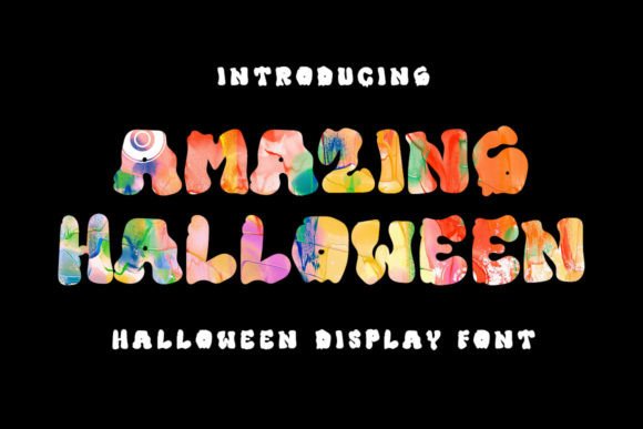 Amazing Halloween: A Spooky Font for Creative Designs