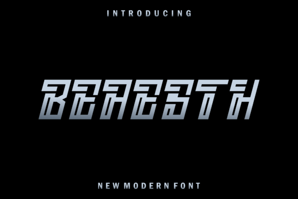 Beaesth: A Modern Display Font for Elegant Design