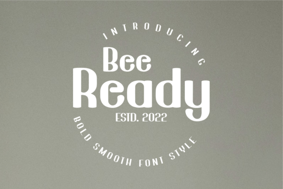 Bee Ready: A Bold, Soft Display Font for Magical Design