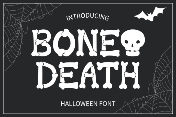 Bone Death: A Spooky Font for Creative Projects