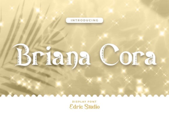Briana Cora: A Unique Display Font