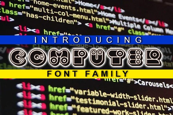 Computer: A Futuristic Font for Modern Design