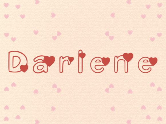 Darlene: A Playful Font for Creative Expression