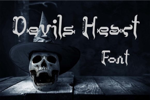 Devils Heart: A Bold and Spooky Font for Creative Projects