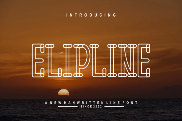 Elipline: A Modern, Versatile Display Font for Professional Designers
