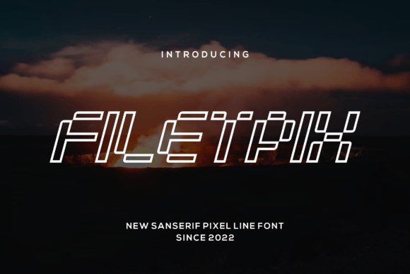 Filetpix: A Bold Font for Modern Design