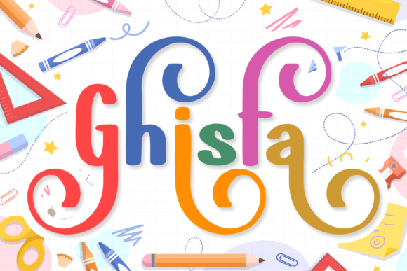 Ghisfa: A Playful Font for Creative Expression