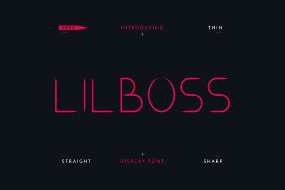 Lilboss: A Stylish and Elegant Display Font for Modern Design
