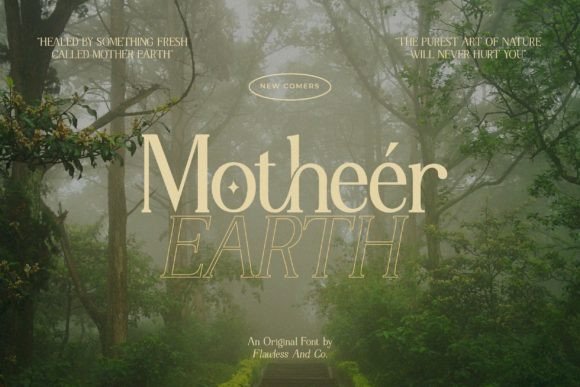 Motheér: A Stylish Serif Font for Strategic Branding and Design