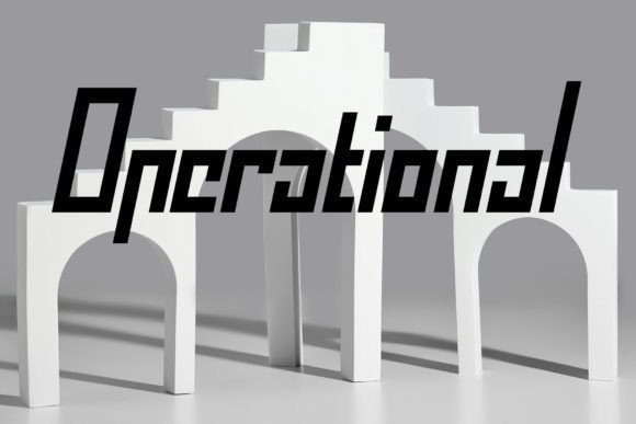 Operational: A Bold, Fresh Display Font