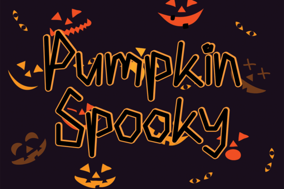 Pumpkin Spooky: A Bold and Modern Display Font for Creative Expression