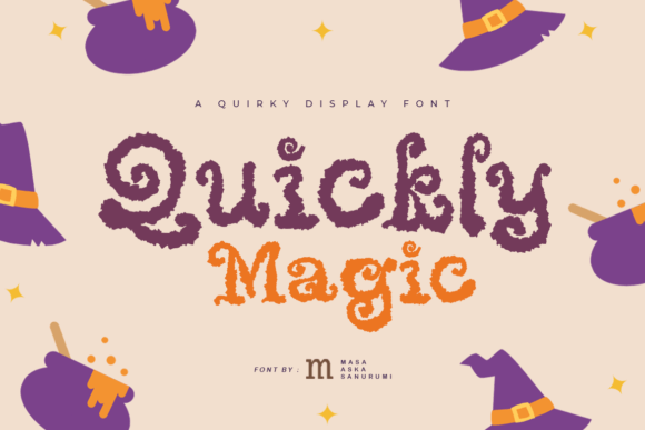 Quickly Magic: A Spooky and Unique Display Font for Standout Designs