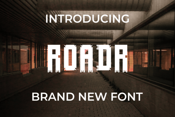 Roadr: A Bold, Dynamic Font for Creative Projects