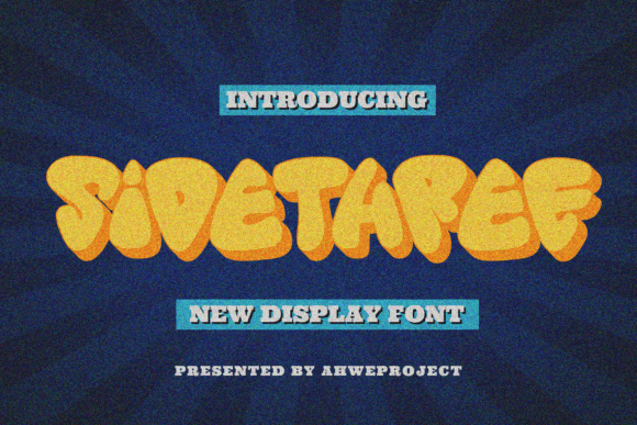 Sidethree: A Bold, Whimsical Font for Creative Expression