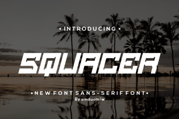 Squacer: A Bold and Versatile Display Font