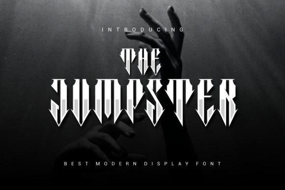 The Jumpster: A Bold and Dynamic Display Font for Creative Projects