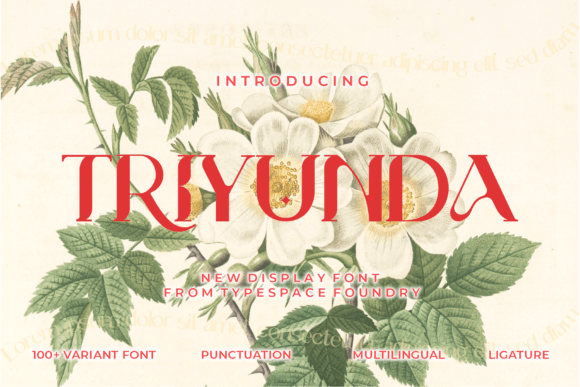 Triyunda: A Stylish Font for Elegant Design
